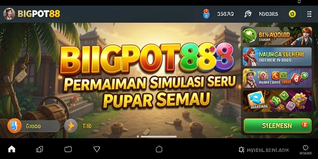 Screenshot gameplay BIGPOT88 menunjukkan interaksi menarik dan visual yang memukau.