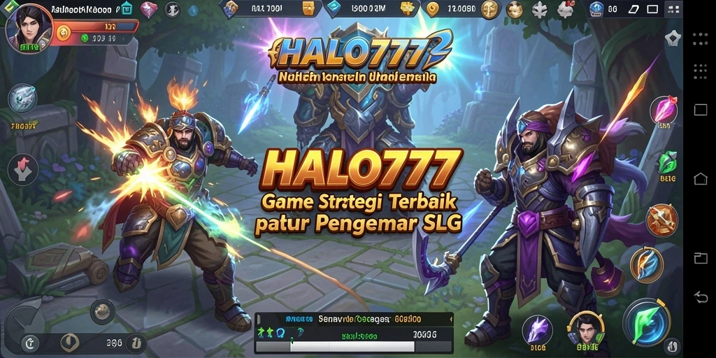 Tampilan gameplay menarik dari HALO777 yang penuh strategi.