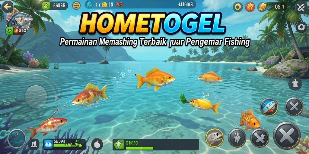 Tangkapan ikan realistis di HOMETOGEL yang memikat dan mendebarkan.