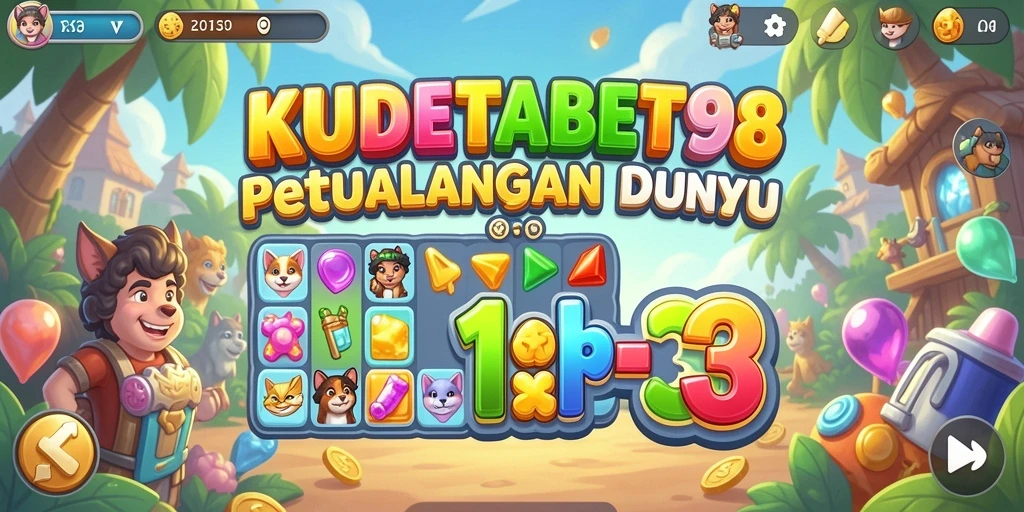 Tampilan menarik dari gameplay KUDETABET98 yang penuh warna.