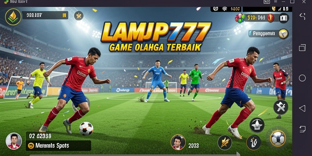 Tampilan gameplay LAMPU777 yang mendebarkan di lapangan olahraga.