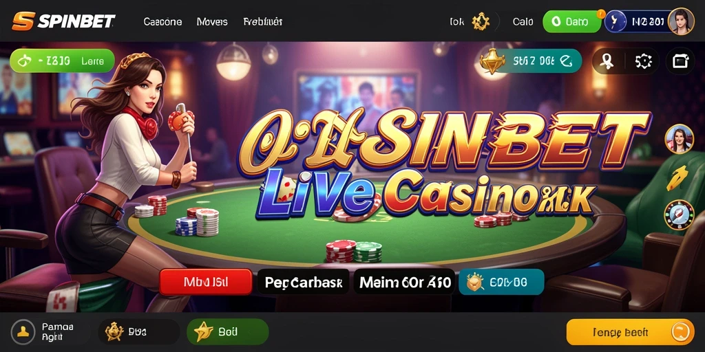 Tampilan gameplay SPINBET yang mendebarkan dan interaktif.